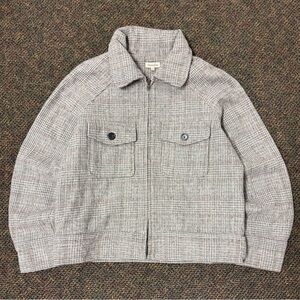 Y2K Cropped Grey Jacket Camellia XXL